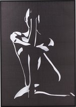 Kader | canvas | zwart | 102.5x4x (h)142.5 cm
