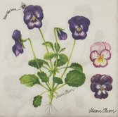 Servetten Pansies 25 x 25 cm