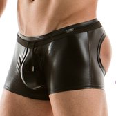 Modus Vivendi - Latex Bottomless Boxer - Maat M - Erotische Heren Jockstrap - Sexy mannen ondergoed - Jockstrap & Boxer combinatie