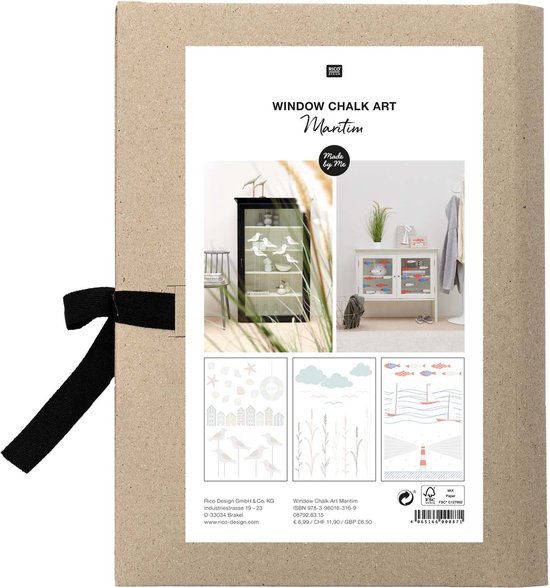 Window Chalk Art Templates 3delig Maritime FSC Mix