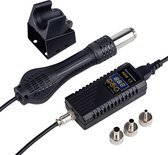 Heteluchtpistool - 8858 - Micro Rework soldeerstation - LED digitale haardroger - om te solderen - 700W - Heat Gun - lasreparatietools - Zwart