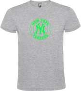 Grijs T-shirt ‘New York Yankees’ Groen Maat 4XL
