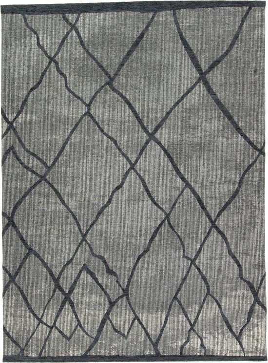 Vloerkleed Brinker Carpets Rabat Silver Grey - maat 170 x 230 cm