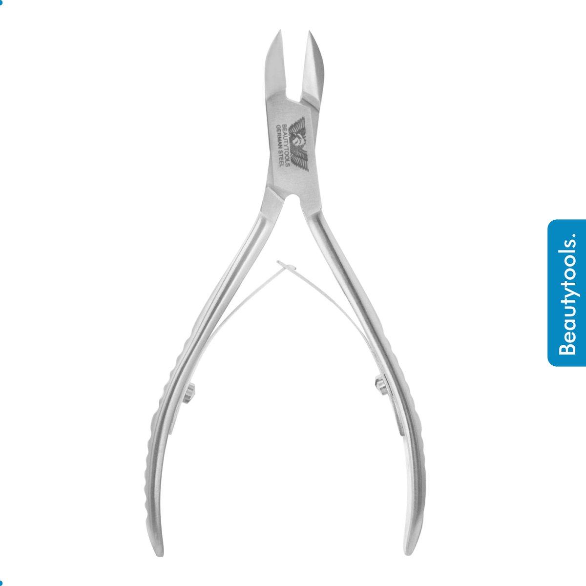 Goedkoopste BeautyTools Professionele Nagelknipper - Nageltang voor (Harde) Teennagels en Kalknagels - Pedicure / Manicure tang - Gebogen Snijvlak 18 mm - INOX (NN-0096