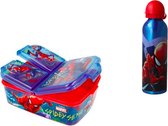 Spiderman 3 vak brooddoos + Tritan drinkfles - 650 ml