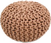 Nattiot - Lili Poef Voor Kinderen - Camel - D 30CM X H 20CM