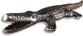 Colmore Decoratieve Krokodil Zilver kleurig 30x9x5