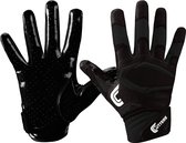Cutters | American Football | S451 Receiver Handschoenen Solid | Volwassenen | Zwart | Medium