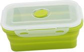 Lunch Box - Milieuvriendelijk - Silicone - Voedsel Opslagcontainer - Voor Lunches - Groen