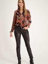 Blouse 81086 Zwart/Steen