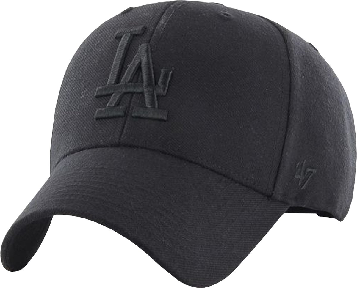 47 Brand MLB Los Angeles Dodgers Cap B-MVPSP12WBP-BKE, Unisex, Zwart, Pet, maat: One size