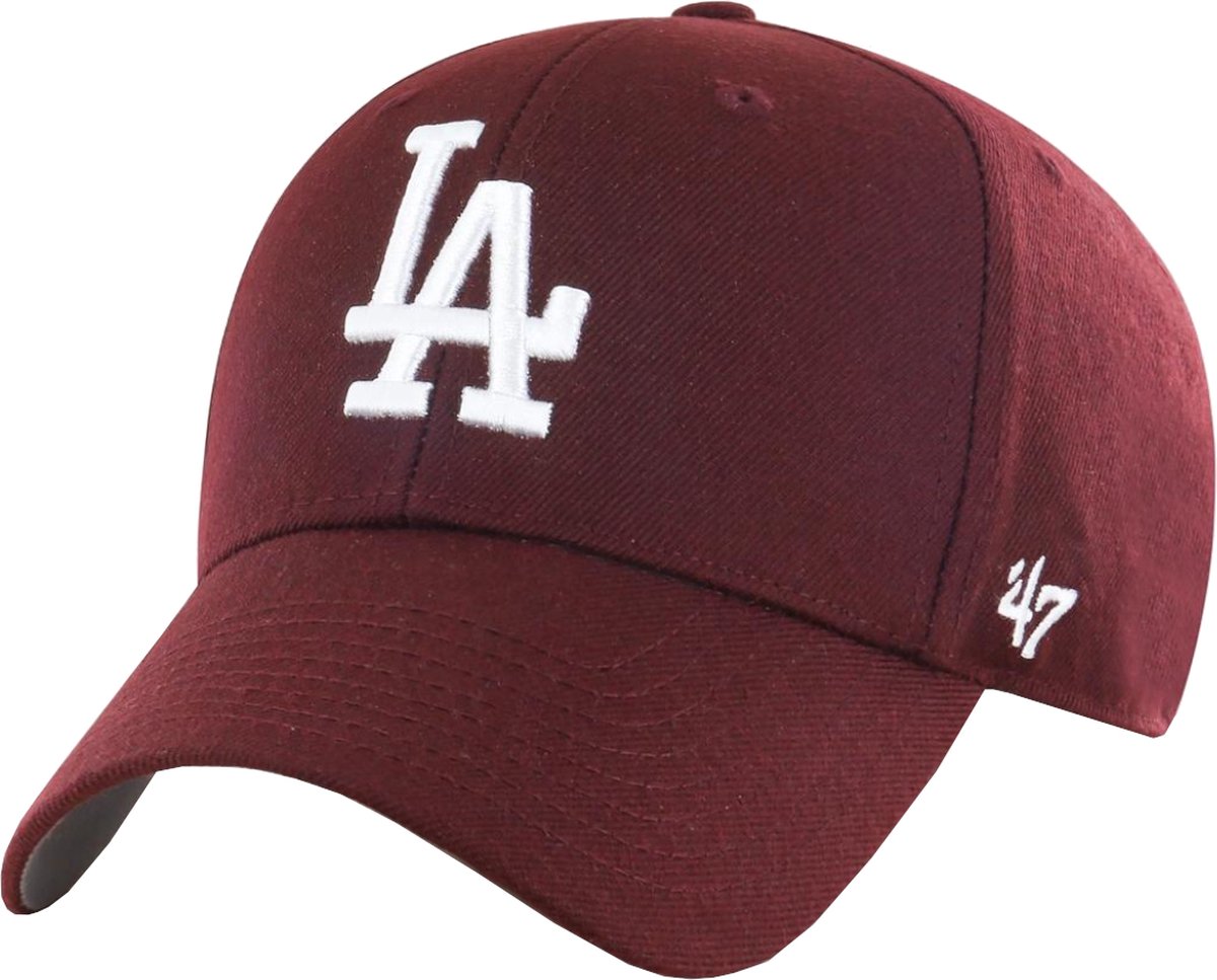 47 Brand Los Angeles Dodgers Cap B-MVP12WBV-KMA, Unisex, Kastanjebruin, Pet, maat: One size