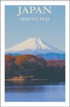 Walljar - Japan Mount Fuji - Muurdecoratie - Poster met lijst