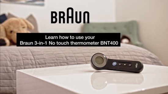 Braun Digitale Thermometer + Handige Opbergetui - Voorhoofdthermometer -  Age Precision