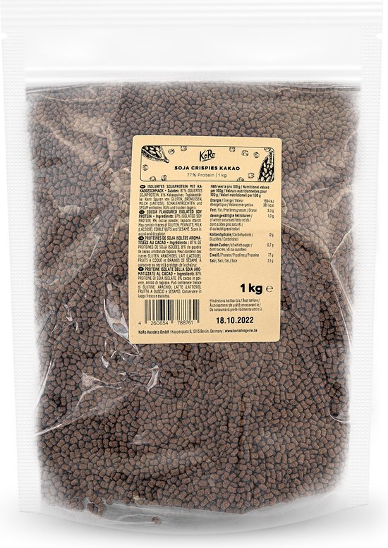 KoRo | Croustillants aux protéines de soja 77% au cacao