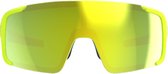 BBB Cycling Chester Fietsbril - Wielrenbril - Grote Torische Lens - Rubberen Pootjes - Mat Neon Geel - BSG-69