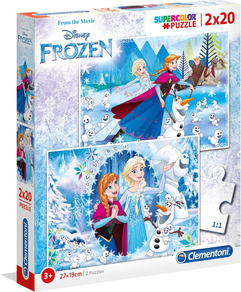 Clementoni Frozen Puzzel 2x20