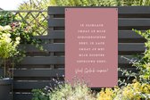 Tuinposter - Tuindoek - Tuinposters buiten - Dochter - Quotes - Relatie - 80x120 cm - Tuin