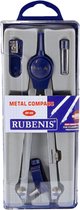 Rubenis RP-09 Metaal Passer Set  - Snelverstel Passer Precisie - Voor Studenten & Professionals - High Quality Metal