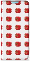 Book Case Xiaomi Redmi 10 Telefoonhoesje Paprika Red