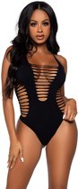 Racer back thong bodysuit