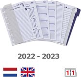 Kalpa 6331-23-24 Pocket (Junior) 6 Ring Agenda organizer Dagelijks Vulling Jaardoos NL 2023 2024