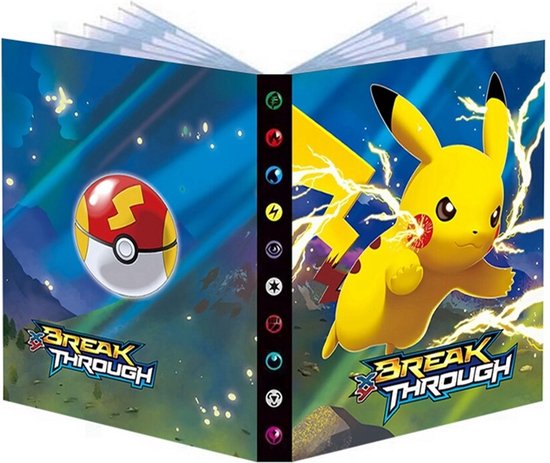 Souvenir type publiek Pokémon Verzamelmap - Pokémon Pikachu Verzamelmap - Pokémon Kaarten Map 240  Stuks -... | bol.com