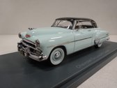 Chevrolet De Luxe HT Coupe 1952 Licht Blauw 1:43 NEO Scale Models