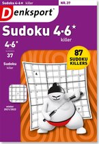 Denksport Puzzelboek Sudoku 4-6* killer, editie 37