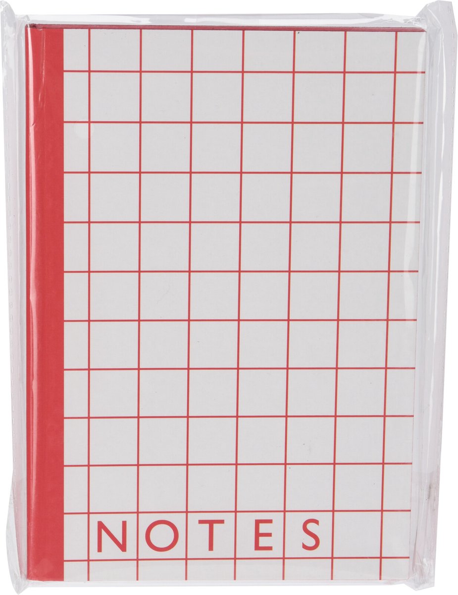 Notitieboek hardcover rood