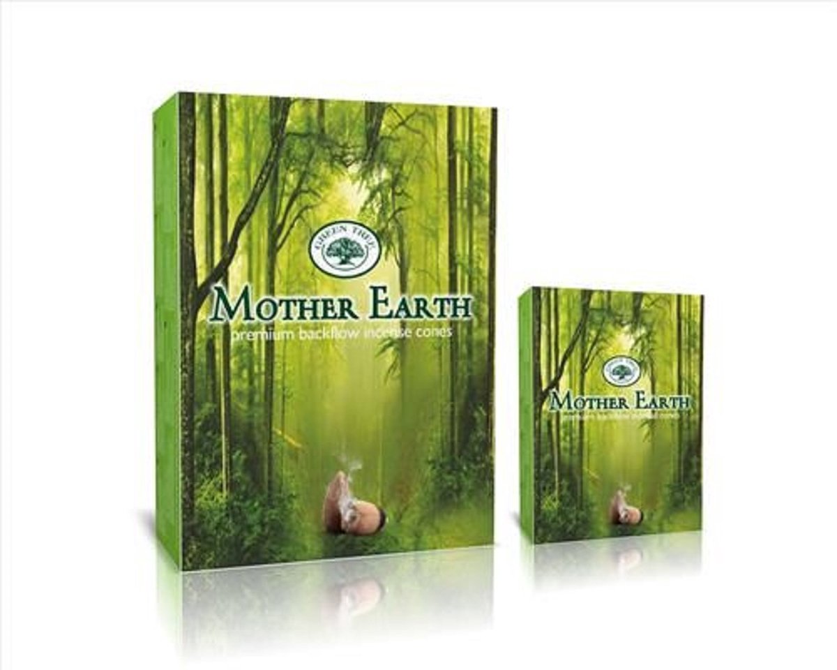 Green Tree Mother Earth backflow incense cones