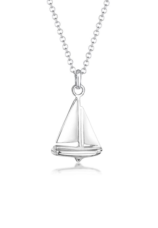 Elli DIAMONDS Elli DIAMONDS Elli DIAMONDS Halsketting Dames Cirkel Infinity Diamant 0 015 Ct In 925 Sterling Zilver Kettingen