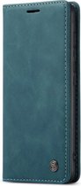 CaseMe Bookcase Pasjeshouder Hoesje Samsung Galaxy S20 Plus Blauw - Telefoonhoesje - Smartphonehoesje - Zonder Screen Protector