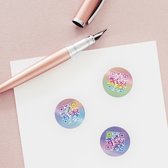 Qraphy | Pastel | Stickervel met 3 QR-codes | Stuur een Persoonlijke Videoboodschap!