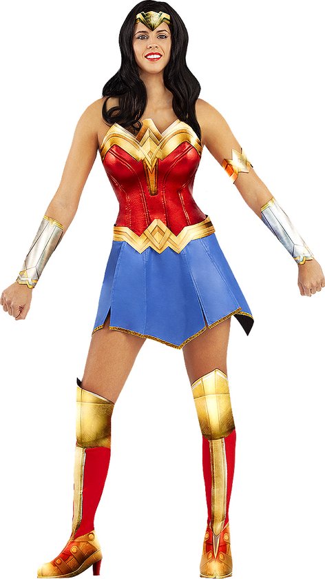 FUNIDELIA Wonder Woman kostuum voor vrouwen - Maat: XL - Rood