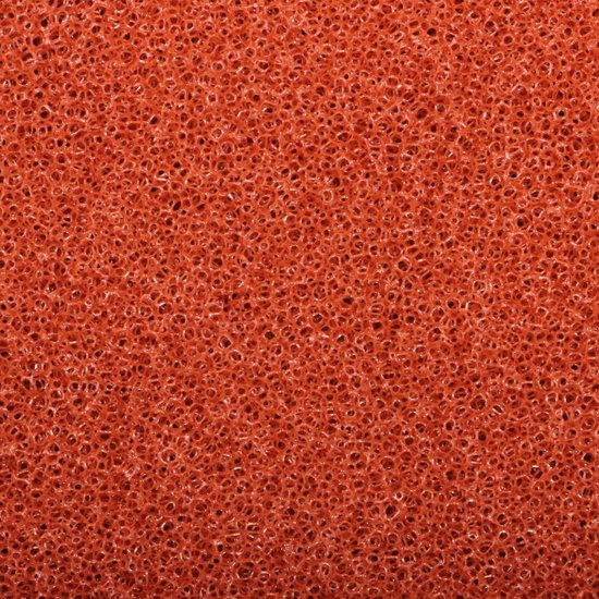 Filterschuim 100x50x5 cm - Filtermateriaal - fijn rood