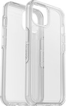 OtterBox Symmetry Backcover + Alpha Glass Screenprotector voor de iPhone 13 hoesje - Transparant
