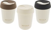 Retulp - voordeelpakket Travel Cup Blue - 275 ml - Travel mug - Mok - Koffiebeker To Go - Herbruikbare koffiebeker - Duurzame koffiebeker