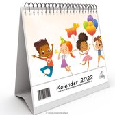 Kalender 2022 - Bureaukalender - Rechthoek - Kinderliedjes - 15x15cm - Christelijk - Bijbel - Geloof - Majestically