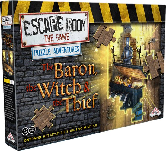 Bordspel: Escape Room The Game Puzzle Adventures - The Baron, The Witch & The Thief - Breinbreker, van het merk Identity Games