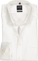 OLYMP Luxor modern fit overhemd - beige twill - Strijkvrij - Boordmaat: 43