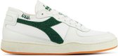 Diadora  Sneakers Heren - Lage sneakers / Herenschoenen - Leer - Mi Basket Terry     -  Wit groen - Maat 46