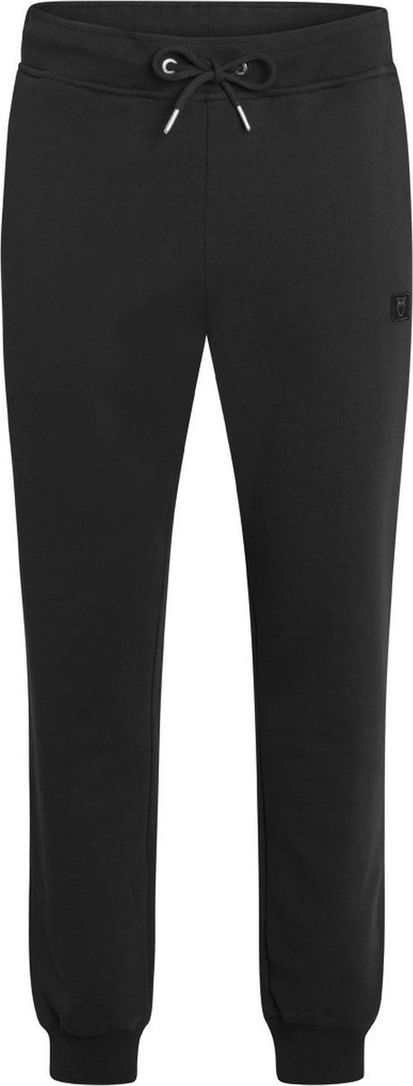 KnowledgeCotton Apparel - Teak Joggingsbroek Zwart - Regular-fit - Broek Heren maat XL