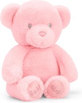 Keel Eco - Baby Girl Bear - Berenknuffel - 16 cm - Small - Pink