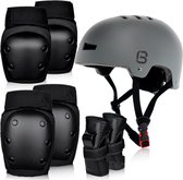 Big Bang Gear 7-in-1 Beschermset + Helm (S) voor Kinderen & Volwassenen – Skate – Skeelers – Skateboard – BMX – Skates – Bescherming – Beschermers – Skates – Skaten – Kniebeschermers, Elleboo