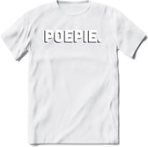 Poepie - Valentijn T-Shirt | Grappig Valentijnsdag Cadeautje voor Hem en Haar | Dames - Heren - Unisex | Kleding Cadeau | - Wit - XL