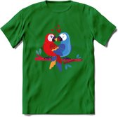 Valentijn T-Shirt | Grappig Valentijnsdag Cadeautje voor Hem en Haar | Dames - Heren - Unisex | Kleding Cadeau | - Donker Groen - L