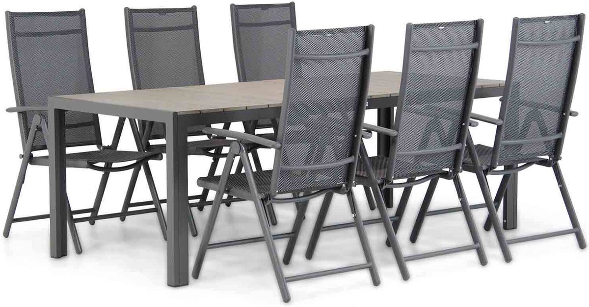 Domani Sortino/Young 217 cm dining tuinset 7-delig