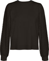 Vero Moda VMALEXA LS WOVEN O-NECK BLOUSE - Black Black