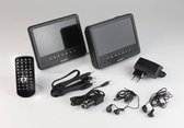 VERPAKKINGSSCHADE - 7 inch - Portable DVD - Twinset - 1 DVD Speler + 1 Extra scherm